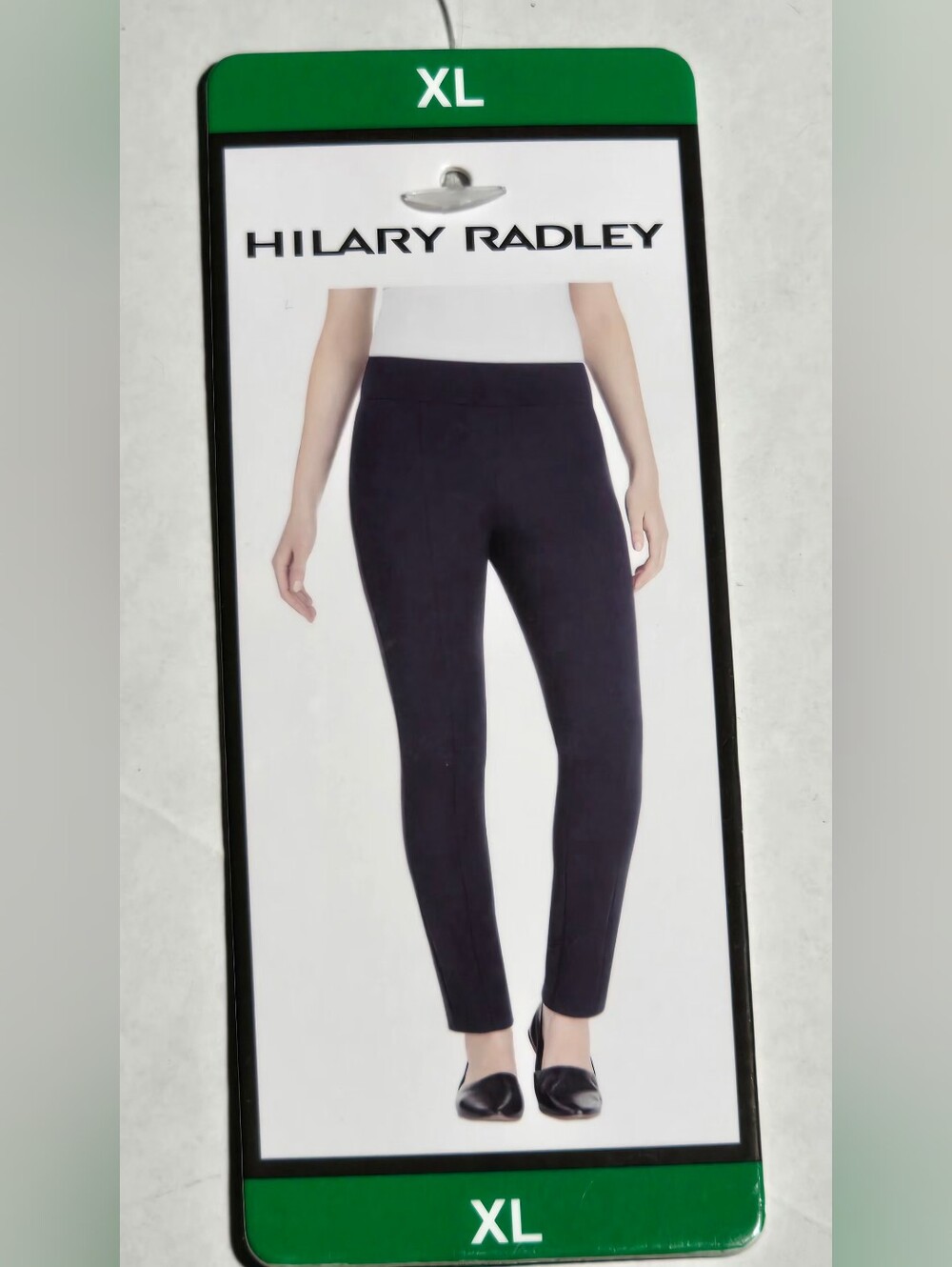 NWT XL Hilary Radley Navy Ankle Ponte Pull-On Pants Office Career Work